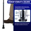 Ergocap® Ultralite Cane Rubber Tip (1 Unit-Universal for Canes)