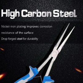 SPEEDWOX Long Reach Needle Nose Pliers 7 Inches Slim Extra Long Nose Pliers Mini Precision Wire Looping Fine Pliers for Jewelry Making, Bending Wire and Small Object Gripping, Smooth Jaws