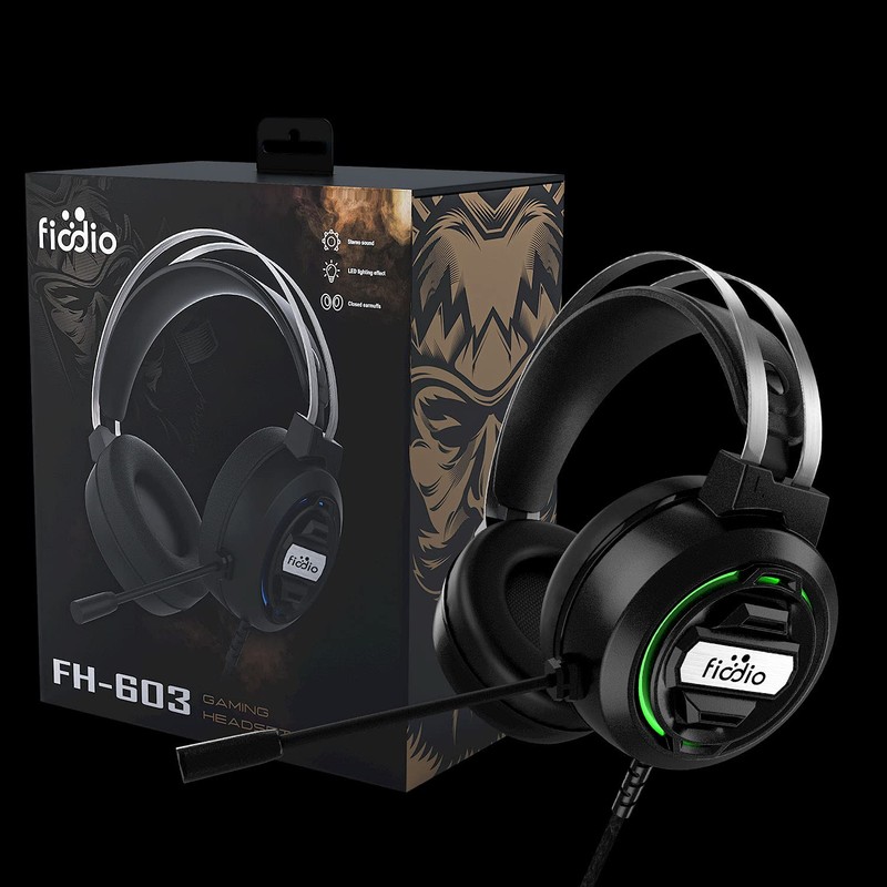 FIODIO Auriculares con Cable para Juegos (Reacondicionado)