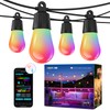 Lepro ZB1 AI Smart Outdoor String Lights APP Control, 54(42+12)