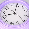 Topkey Silent Wall Clock Kitchen 9 Inch Retro Non-ticking Decorative