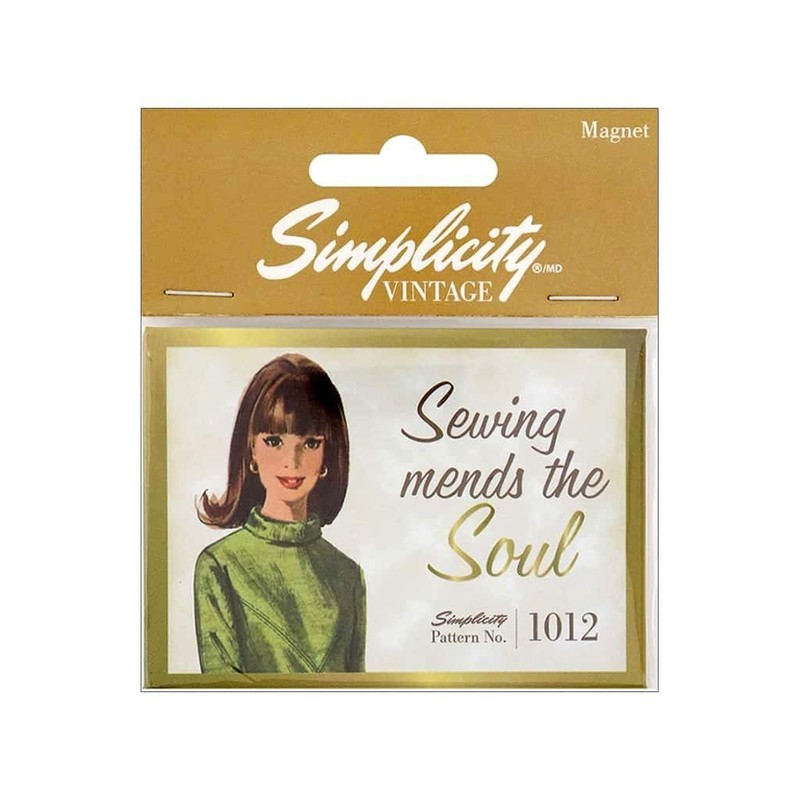 Simplicity Vintage Magnet, Multicolour, One Size