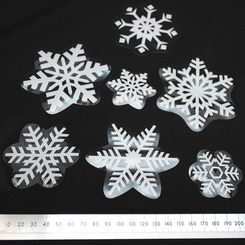 56 Original Snowflake Window Clings by Articlings - Fabulous Static
