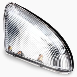 Front Left Drive Side Mirror Turn Signal Light Compatible with Dodge Ram 1500 2009-2018, Ram 2500 2010-2018, Front Left Driver Side Mirror Turn Signal Light Lamp Housing 68064949AA (Driver's Side)