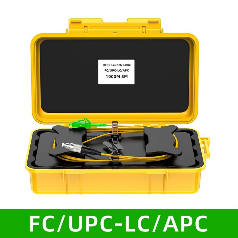 Aswalling 1000M Fiber Optic OTDR Transmitting Cable Box Launch Ring