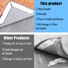 24 Pieces Carpet Non-Slip Underlay, Washable and Reusable Carpet Non-Slip
