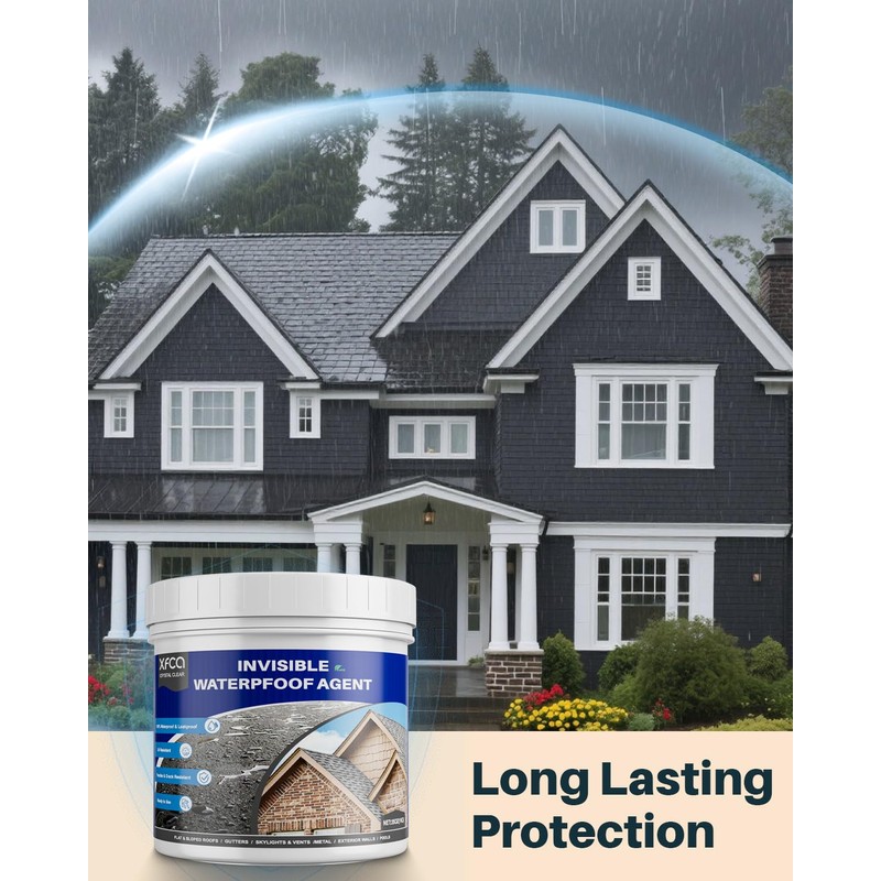 Transparent Waterproof Sealant,35oz Clear Transparent Waterproof Coating,Liquid Invisible Water Proof