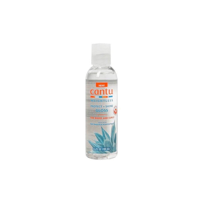 Cantu Weightless Protección + Brillo Hair Gloss, 3.4 fl oz