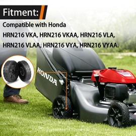 Automost 2Pack HRN216 Rear Wheels Compatible with Honda HRN216 VKA, HRN216 VLA, HRN216 VYA Push Lawn Mower Wheel Tire Replace for 42710-VR8-N00ZA -8 Inch