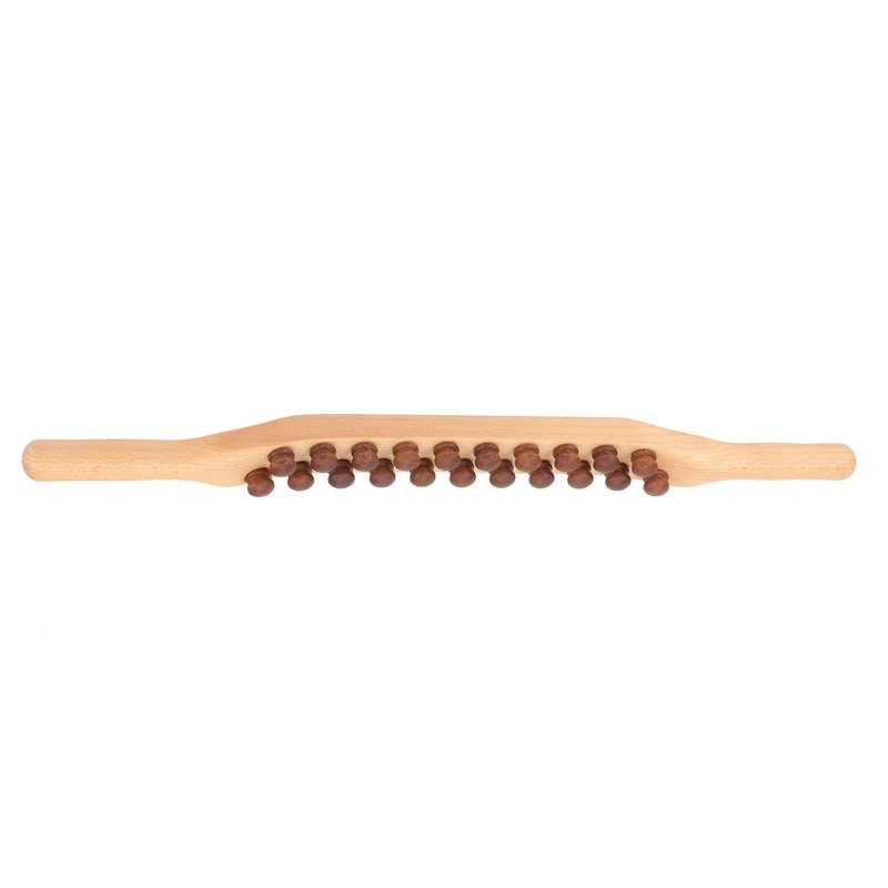 Wooden Scraping Stick Relieve Fatigue Reduce Soreness Double Sided Massage