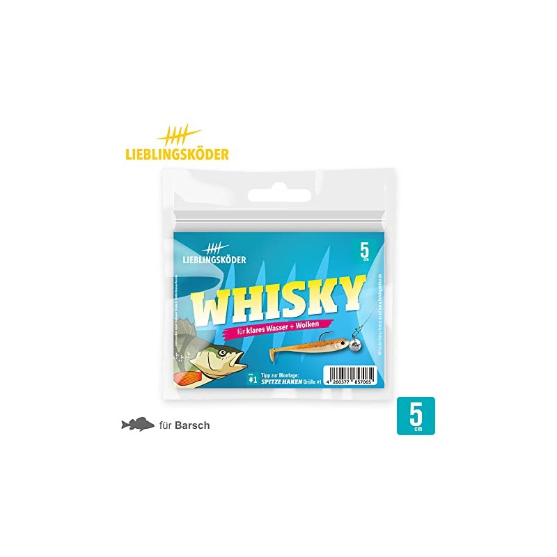 Lieblingsköder Rubber Bait 5 cm – 6 Rubber Fish for