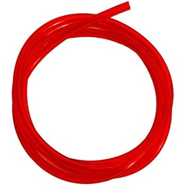 Outlaw Racing OR2096R Polyurethane Carburetor Carb Vent Line Hose Tube Overflow Tubing - 5' Feet Long 1/8" Inch Inner Diameter - Motorcycle ATV Dirt Bike Snowmobile PWC JetSki (Red)