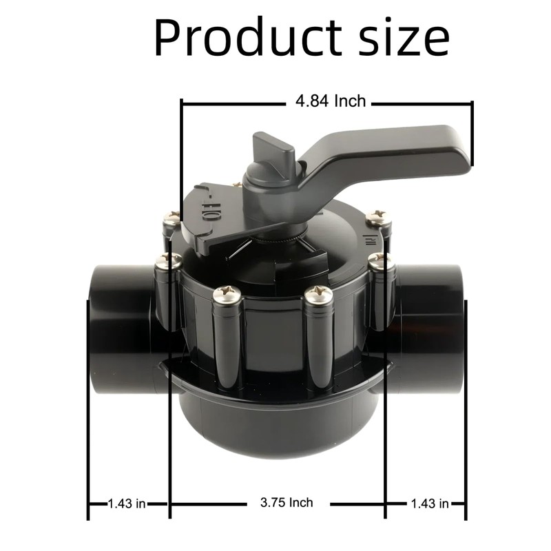 Compatible With Jandy 4716 2 Port 2 to 2-1/2-Inch Positive