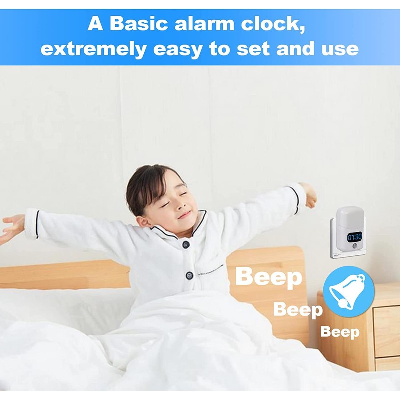 AMZStone Led Bathroom Nightlight with Time,LED Motion Sensor Nightlight, Timer