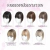 Hair Toppers for Women Real Human Hair with Bangs, Hand