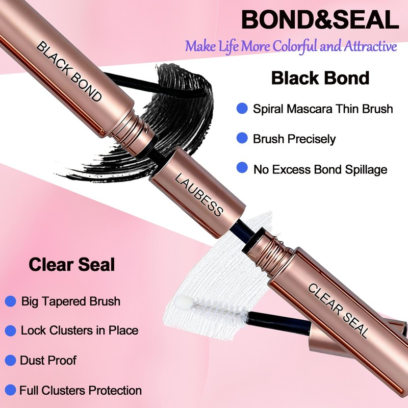 Colla Ciglia Finte Waterproof LAUBESS DIY Colla Extension Ciglia Bond