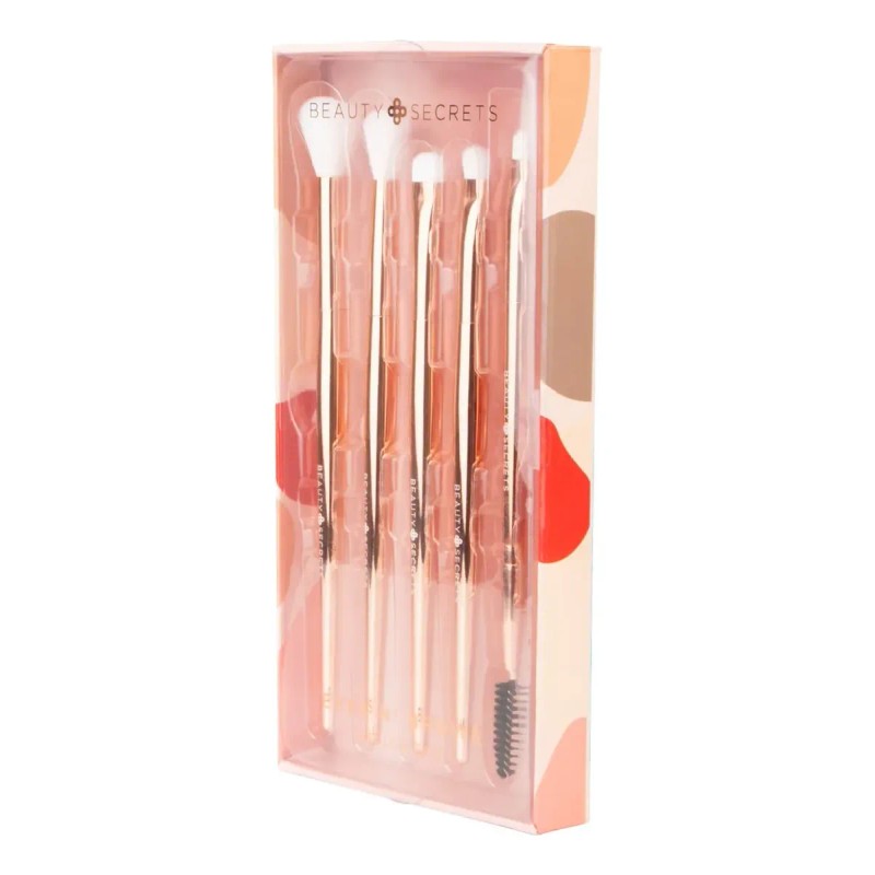 Set De Brochas Professional Eye Set Beauty Secrets 5 Pzas