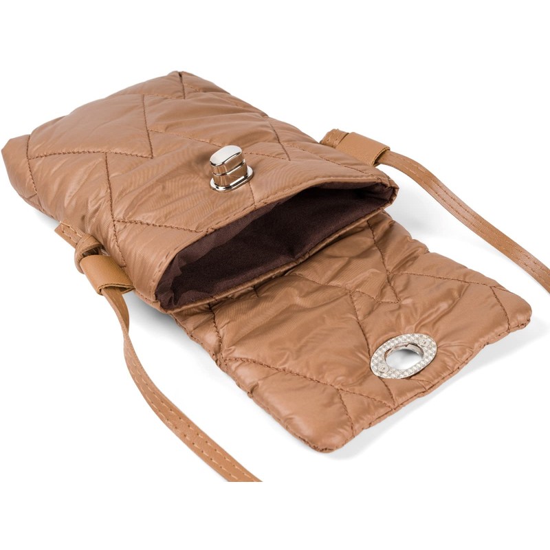 styleBREAKER 02012377 Women's Mini Bag Shoulder Bag with Diamond Quilted