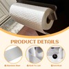 Wall Mount Stainless Steel Rack Kitchen Paper Towel Holder Under