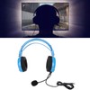 Gaming Headset Wired Comfortable Multifunctional Multicolor RGB Headphone with Omnidirectional