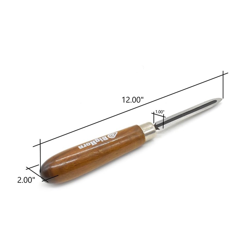 Big Horn 19867 7-1/4" Triangle Scraper - Hollow