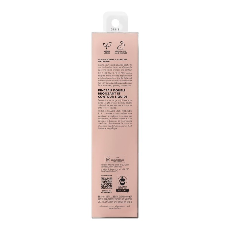 E.L.F. Liquid Bronzer & Contour Duo Brush Silk Highly Pigmented