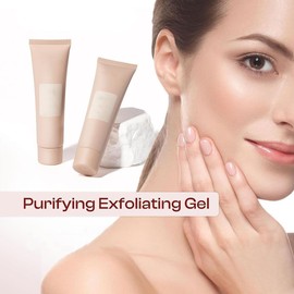 Purifying Exfoliating Gel,Purifying Enzymes Exfoliating Gel,Gentle Deep Cleanser For All Skin Types,Facial Scrub For Body & Face (2pcs)