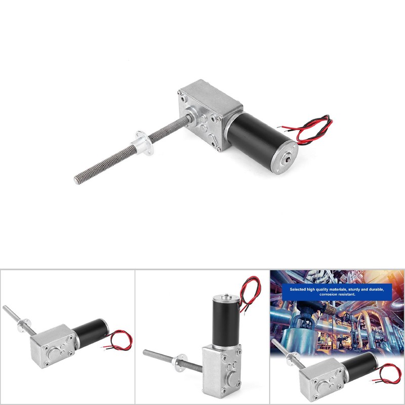 Worm Gear Motor M8 Thread Double Ball Bearing Reduction MotorReduction