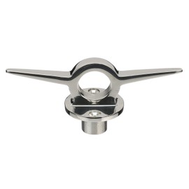 Seachoice 316 Stainless Steel Lifting Ring w/Cleat, 6 in. Long, 1-1/8 in. Diameter Eye, Chrome