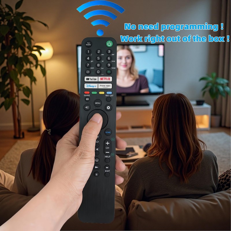 Replacement Remote Control Controller Compatible for Sony BRAVIA XR77A80J 77-Inch