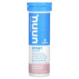 Nuun Active: Strawberry Lemonade Electrolyte Drink Tablets (3 Tubes of 10 Tabs)