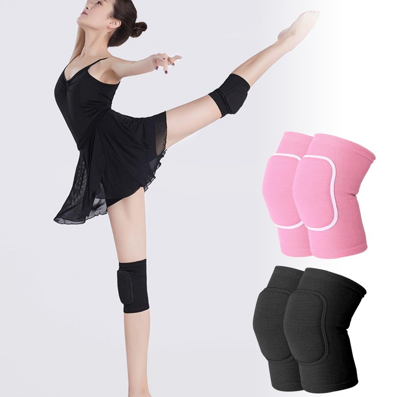 ATBUSS 2 Pairs Sports Dance Sponge Knee Pads Thickened Sponge