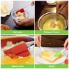 CeroDimo 6-Piece Mini Silicone Spatula Set - Heat Resistant Non-Stick