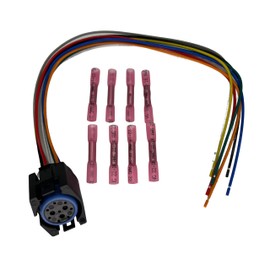 Automobile Wire Harness Pigtail Repair Kit Replacement for Shift Solenoid, Fits 1993 and up Fits Dodge Jeep models, with A500 & A518 Model Automatic Transmissions,42RE/44RE 46RE/47RE/48RE. 12445BK