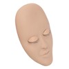 Eyelash Extension Mannequin Head with 6 Pair Replacement Eyelids Soft