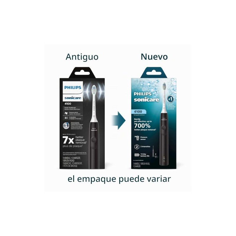 Philips Sonicare Cepillo de dientes eléctrico recargable 4100