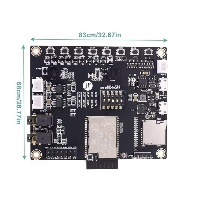 TECNOULAB 1pc ESP32 Audio Kit ESP32-A1S ESP32 Audio Development Board
