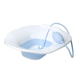 North American Health + Wellness Collapsible Sitz Bath, Helps Soothe Various Conditions Causing Perineal Discomfort, White