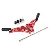 3D Engrave Foldable CNC Rear Passenger Footrest Foot Pedal Pegs