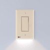 SnapPower 3 Pack SwitchLight - LED Night - for Single-Pole