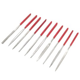 YDHfdc 10 Pcs Diamond File Set Mini Diamond Needle File Set Suitable for DIY Craft Projects Sanding Wood Carvings and Jewelry - 4"
