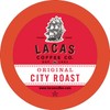 Lacas Coffee Original City Roast Single Serve Cups, Compatible with