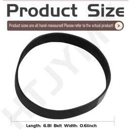5140085-55 Replacement Belt/Drive Belt Compatible with Porter Cable Table Saw PCB270TS - Wear-Resistant and Shock-Absorbing, Good Stability and Long Service Life, Black
