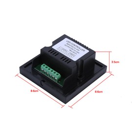 Controlador de Interruptor de Pared con Atenuador de Panel Táctil de un Solo Color, Tira de Luz LED, Entrada: 12 V-24 V CC, Salida: 12 V-24 V CC(blanco)