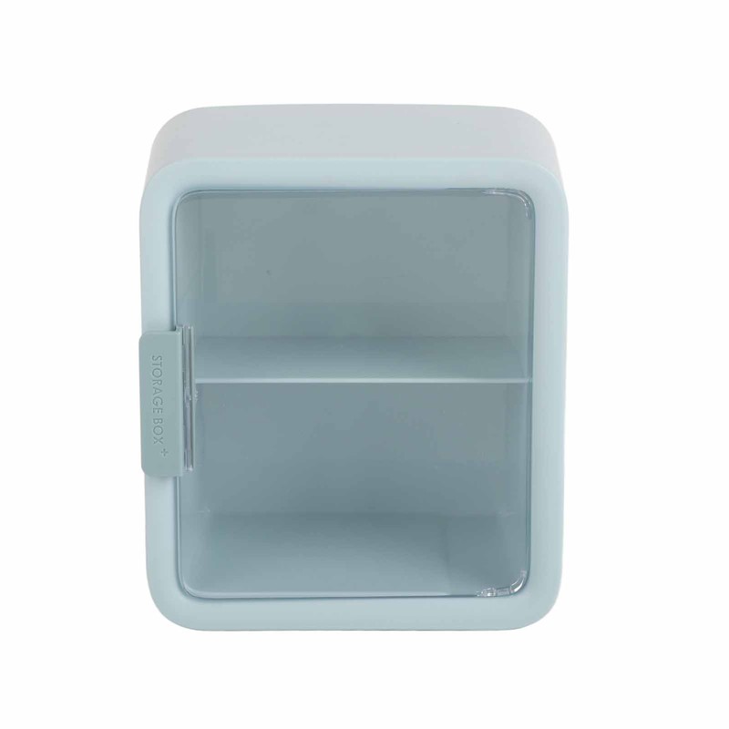 Doll House Room Dollhouse Cabinet Display Box Storage Case 2