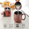 Hasense Ceramic Sugar and Creamer Set, 11 Ounce Sugar Bowl