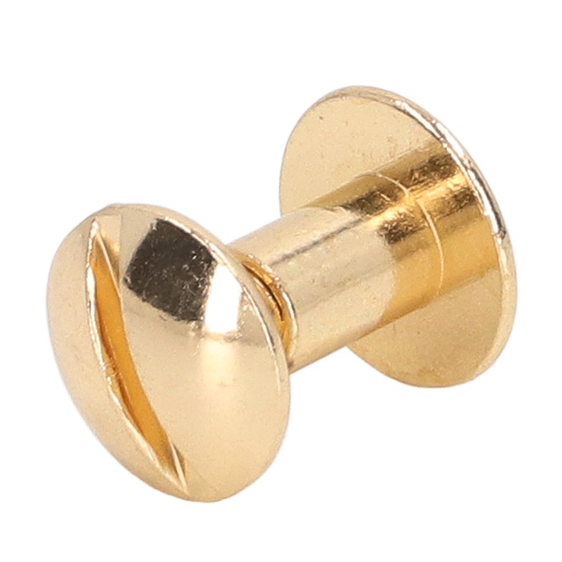 200 Sets Book Binding Screw Uniform Coating Curved Surfaces Brass