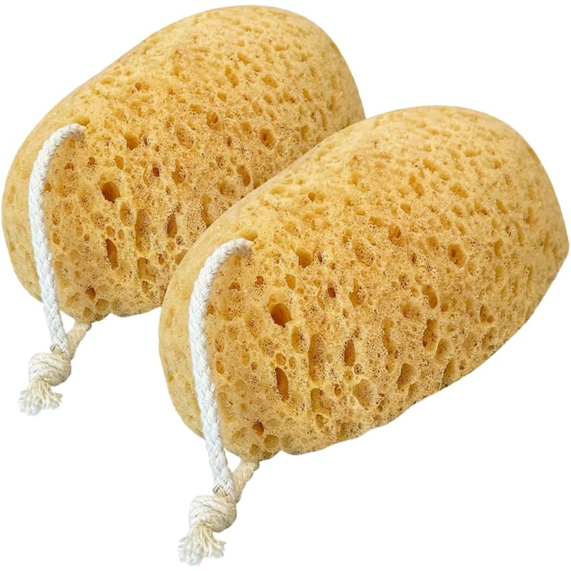 Set de 4 Esponjas Exfoliantes y Lufa para Ducha HAPINARY