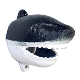 Upper Deck Cast Iron Wall Mounted Shark Bottle Opener