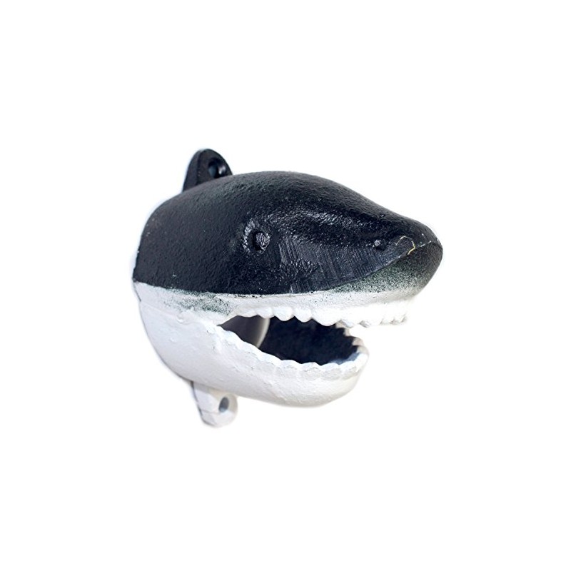 Upper Deck Cast Iron Wall Mounted Shark Bottle Opener